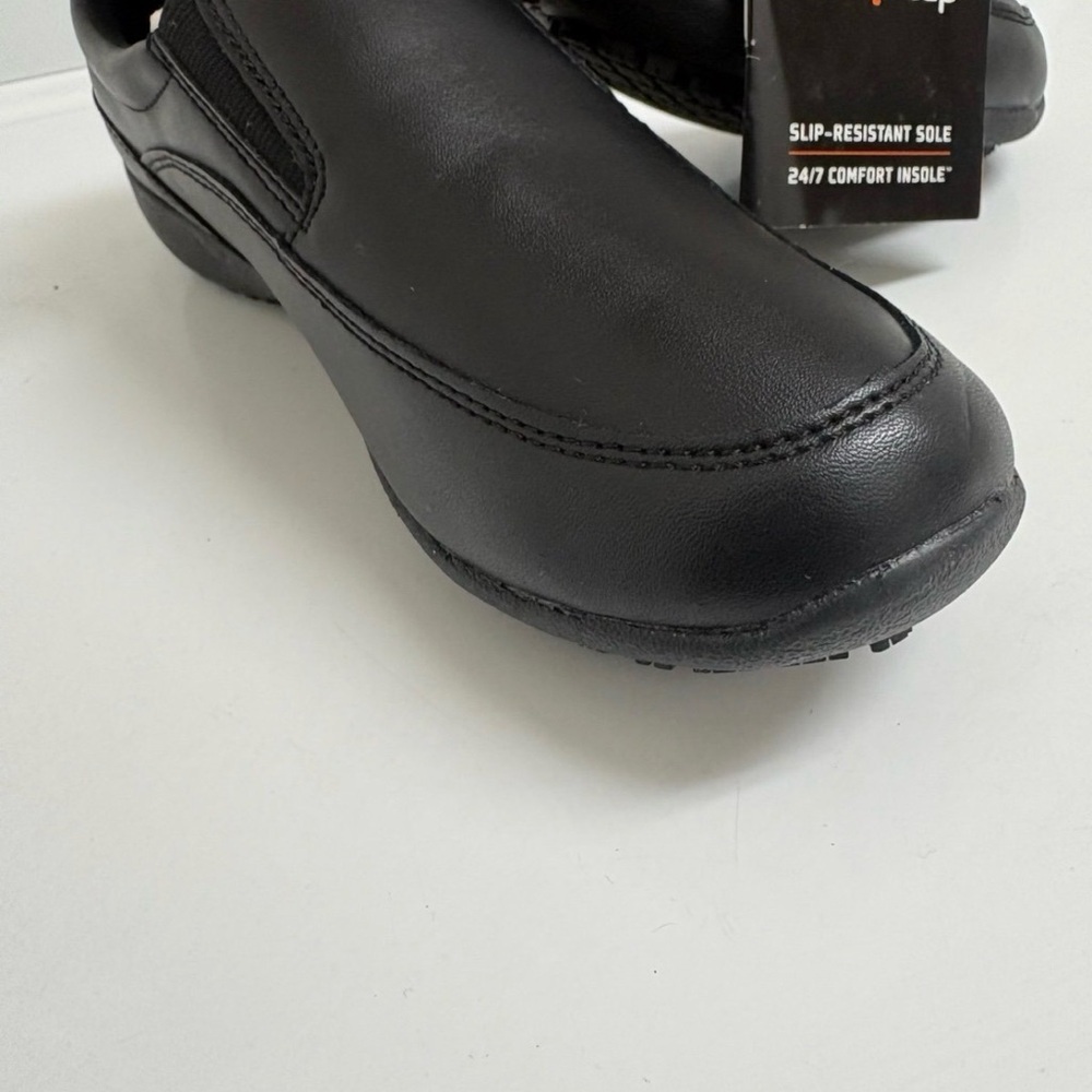 SafeTStep Women’s Size 5.5W Slip-Resistant Work Shoes Black Comfort Insole Non-S - Picture 3 of 10